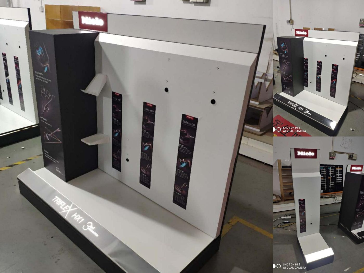 Miele Triflex demo stand