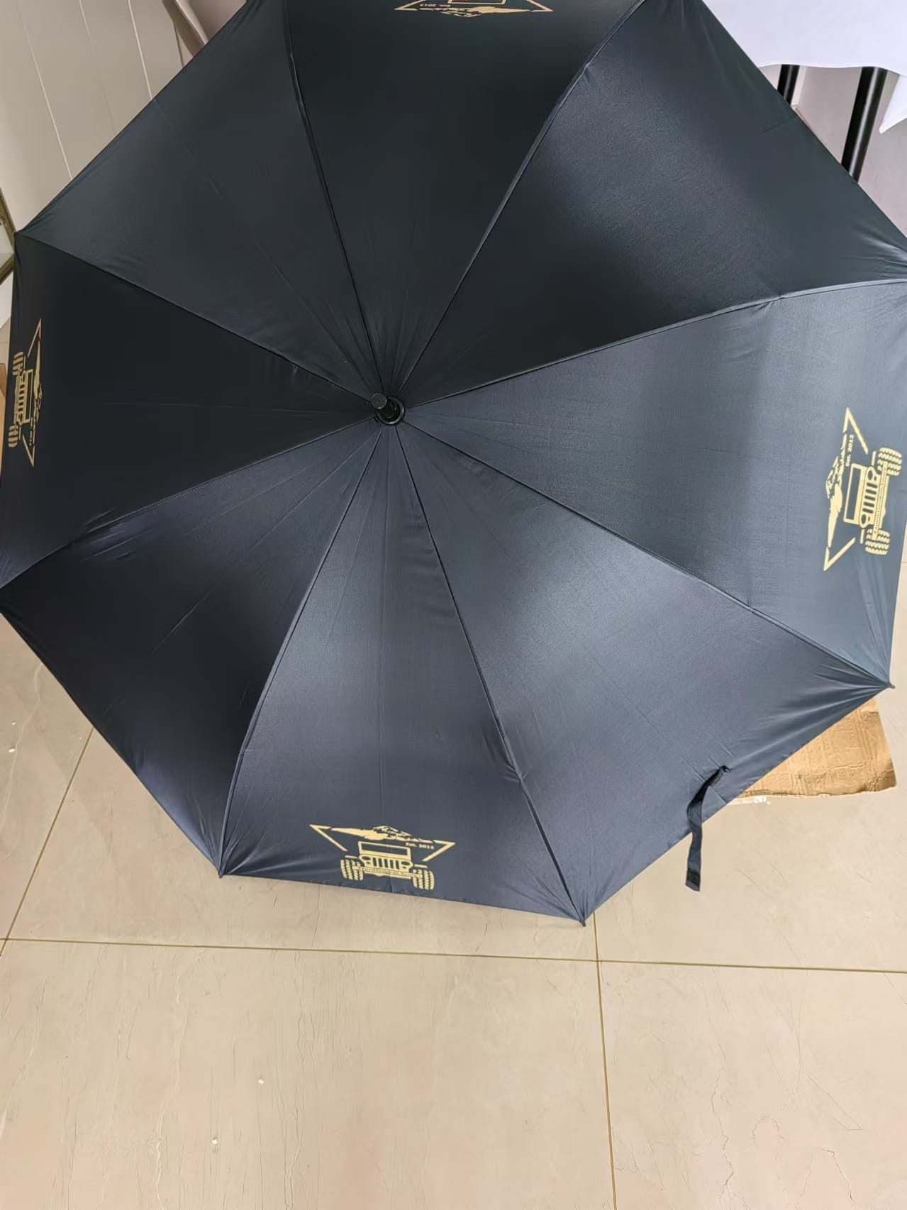 Branded golf umbrella