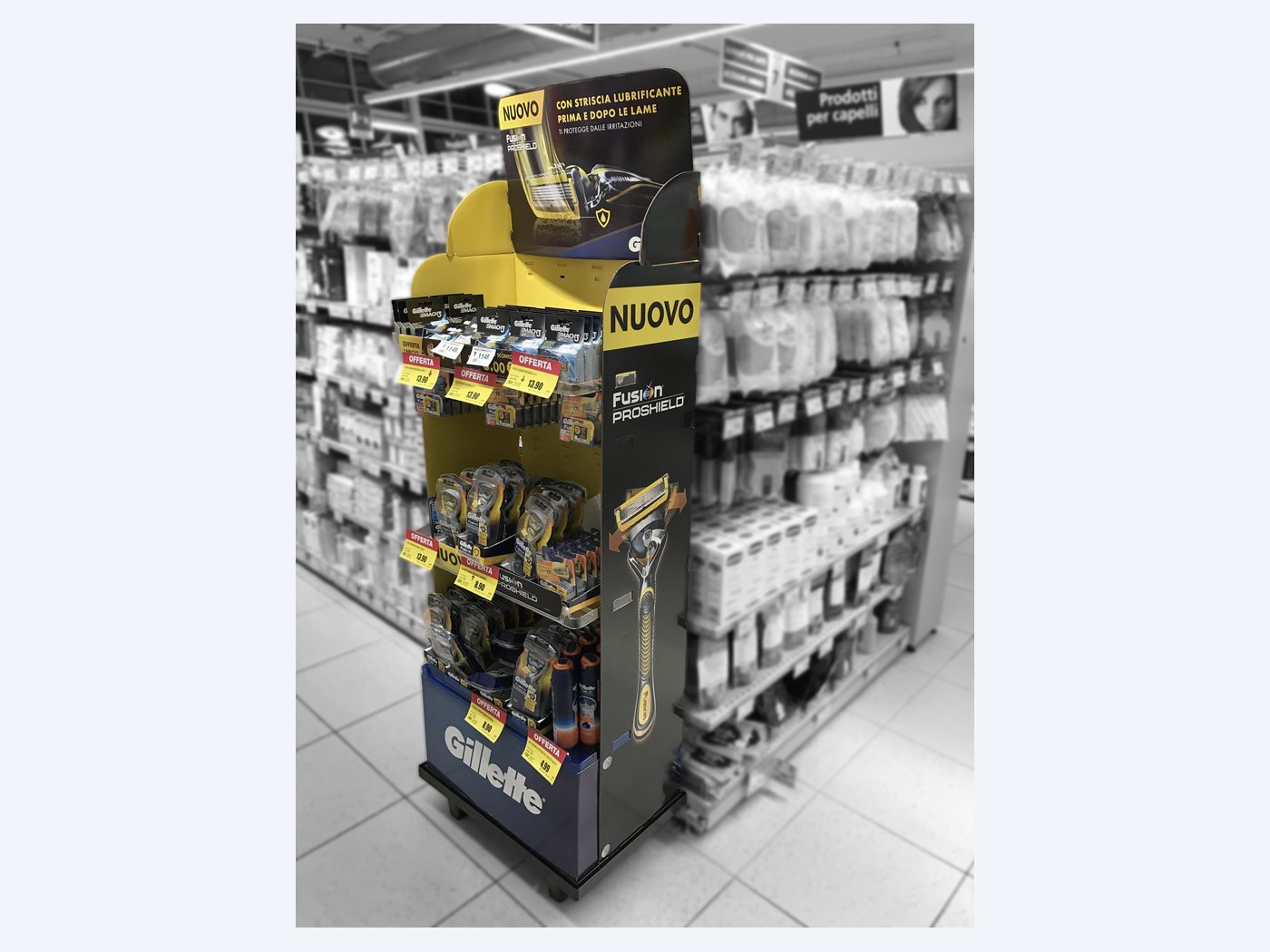 Grooming end-cap unit