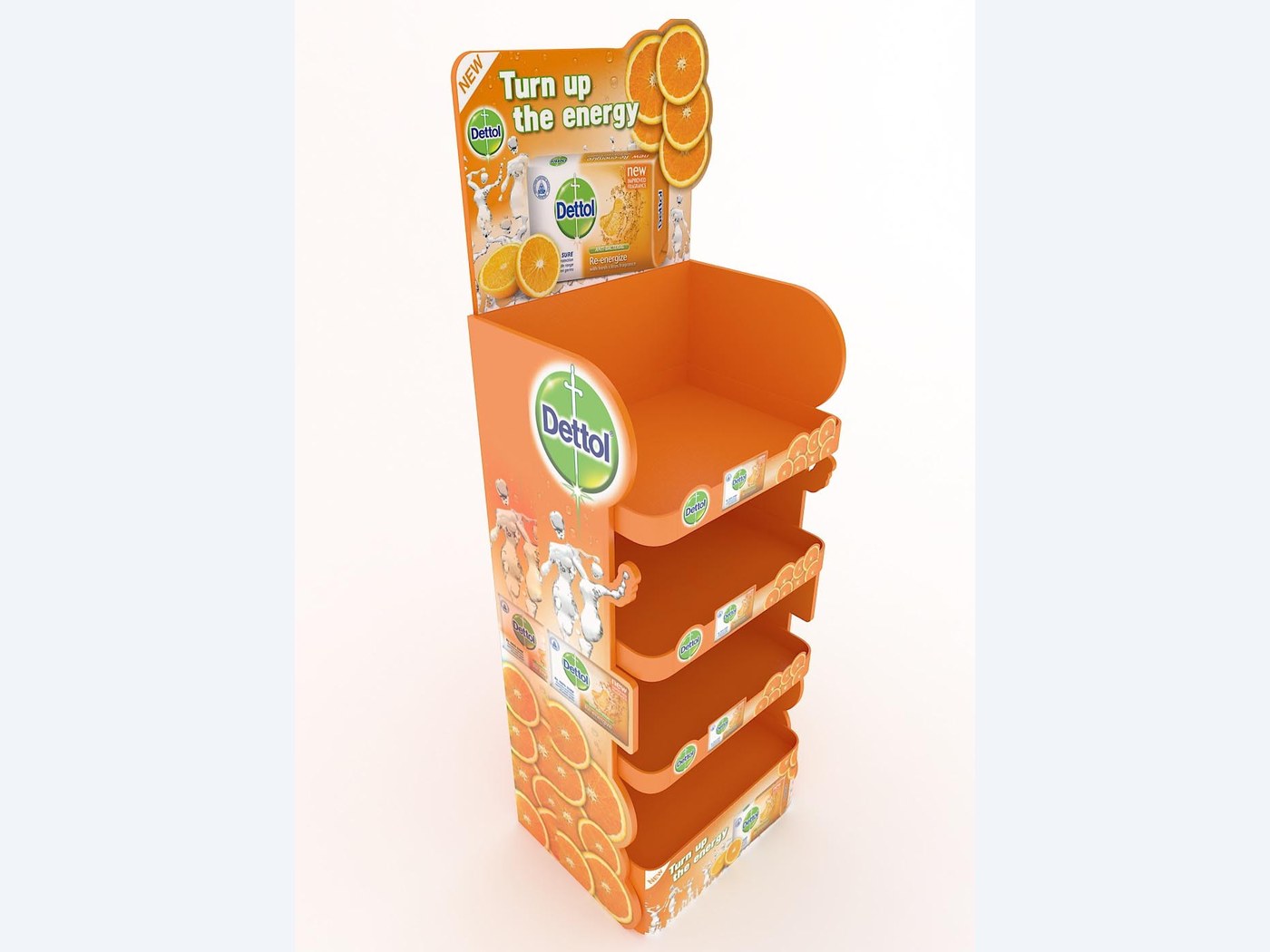 Moulded juice floor unit
